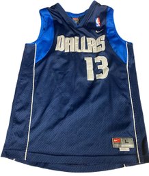 Vintage Dallas Mavericks Nike Steve Nash Stitched Jersey Youth Size Large