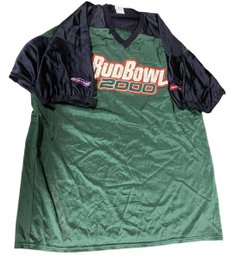 Vintage Budweiser Bud Bowl 2000 Football Jersey Size One Size Fits Most (definitely A Larger XL Type Size)