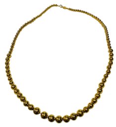 Vintage Napier Graduated Gold Tone Necklace (8)