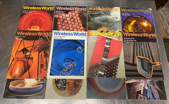 Vintage Wireless World Magazines Jan-Dec 1971 Lot Of 12 Awesome Electronics Info & Ads