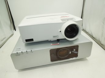 Pair Of LCD Projectors - Mitsubishi & Panasonic