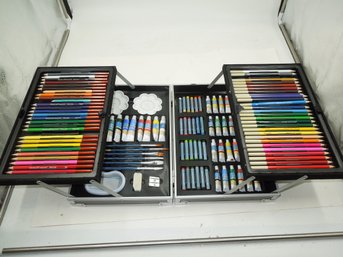 Nice Art Supplies Travel Carrying Box - Loaded, See Pictures