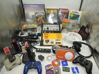 Video Games Mix (Atari & Xbox 360 Controllers, Microphones, Systems, Dexdrive, Headphones, Games & More)