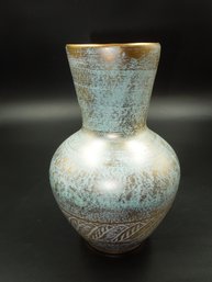 Vintage Stangl Pottery Antique Gold 9.5' Tall Vase
