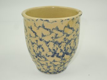 Vintage 5.5' Tall Robinson Ransbottom Spongeware Vase