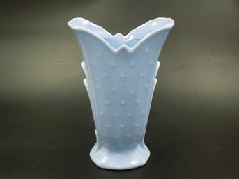 Vintage Blue Pottery Vase - 9' Tall