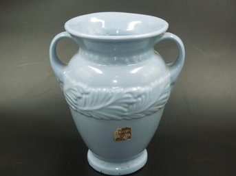 Vintage Abingdon Blue Classic Urn Vase - 8.75' Tall
