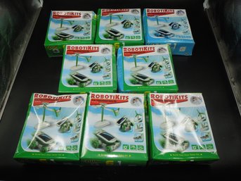 Lot Of 8 New Robotikits 6 In 1 Educational Solar Kits - Kids / Children Learning Project