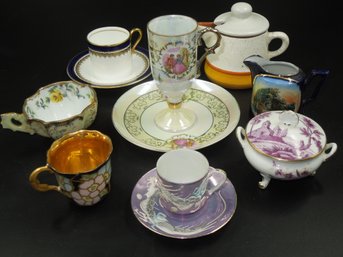 Vintage Quality Branded Porcelain Tea Cups, Saucers, Sugar & Creamers - DragonWare, Stangl, Napco & More