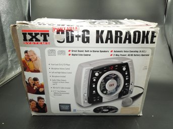IXT Systems Portable CDG Karaoke Machine In Original Box
