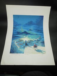 SIGNED Glen Fortune Banse 'the Runway' Lithograph - 29'x22'