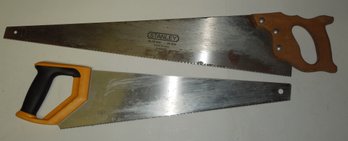 Pair Of Hand Saw - Tools - One Is Stanley