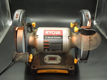 Ryobi 8' Bench Grinder - Tools - Tested & Working
