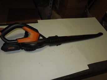 Worx 20V Max Lithium Rechargeable Battery Blower - Tested & Working