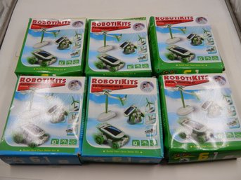 Lot Of 6 New Robotikits 6 In 1 Educational Solar Kits - Kids / Children Learning Project