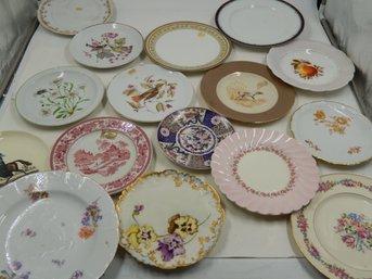 Very Nice High Quality Branded Mix Of Vintage Plates - A Few Are Limoges