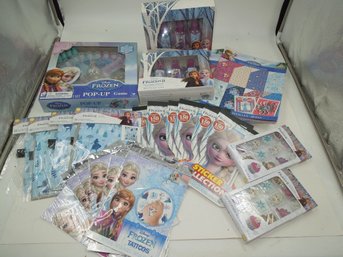 Disney Frozen (Sticker Books, Tattoos, Treat Bags, Icing Decorations, Body Spray, Game & Paper Pads)