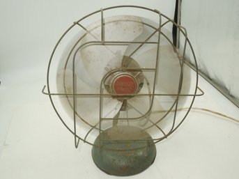 Vintage 1950s Super Lectric Metal Electric Fan - Tested & Working