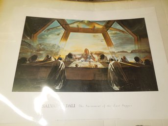 32'x24' Salvador Dali The Sacrament Of The Last Supper Print