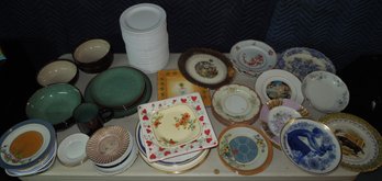 Large Lot Of Mixed / Assorted Dishes / Plates
