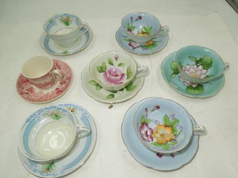 Mixed Lot Of Vintage Tea Cups & Saucers - Multiple Brands