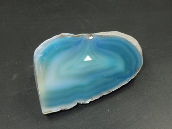 Polished Blue Geode Piece - Approximately 3.5'x2.25'x2'