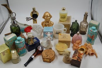 Vintage Collection Of Avon Cologne Bottles & More - Lot #5