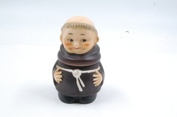 Vintage Goebel Friar Tuck Monk West Germany Jar - 4.75' Tall