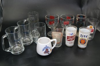 Vintage Glass Beer Steins, Cups/glasses & Mug