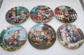 Lot Of 6 M.J.Hummel Collector Plates
