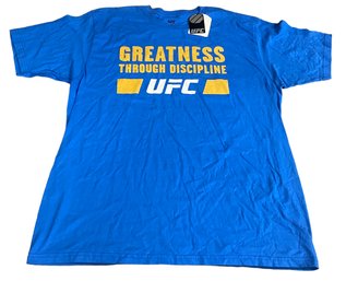 NWT UFC Greatness Through Discipline T-shirt Size XL