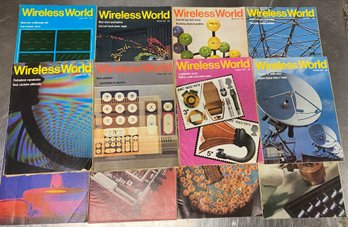 Vintage Wireless World Magazines Jan-Dec 1972 Lot Of 12 Awesome Electronics Info & Ads