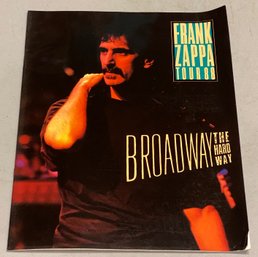 Frank Zappa Tour 1988 Souvenir Program Vintage Broadway The Hard Way