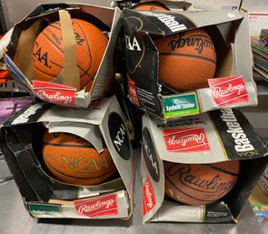 Lot Of 7 Basketballs