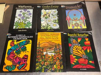 Dover Coloring Book Stained Glass Coloring Books Lot Of Books