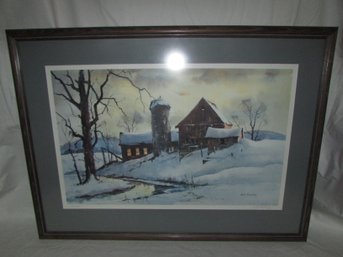 38' X 28' Framed W.B.Romeling Signed And Numbered Limited Edition Print - Wall Art Decor