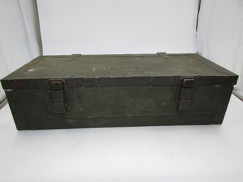 Large 22'x10' Vintage Artillery / Ammo Cartridge Case  Military Ammunition Box