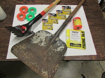 Vintage Shovel & Other Tools