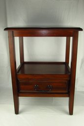 Pier 1 Imports Wood Side Table / Nightstand - 20'x15.5' By 27' Tall