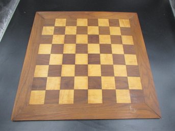 Very Nice Vintage Wood Chess Board - 20'x19 5/8' - 2'x2' Playing Squares