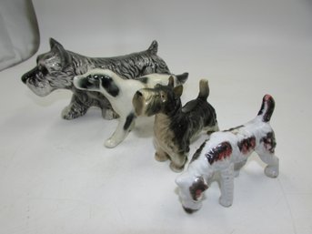Lot Of Dog Figures - A Couple Marked 'japan'