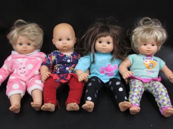 Lot Of 4 Vintage Pleasant Company & American Girl / Boy / Baby Dolls