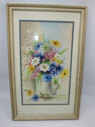 13.5'x21.75' M.Lorch Framed Watercolor Painting - Wall Art Decor