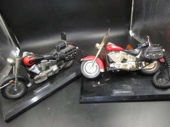Pair Of Harley Davidson Motorcycle Phones / Telephones