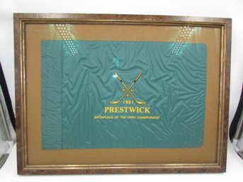 Prestwick 1851 Birthplace Of The Open Golf Championship Framed Memorabilia 25'x18.5'