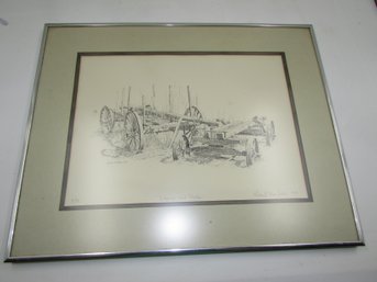 20.25'x16.25' Framed Robert D. MacGillis Signed And Numbered Limied Edition Print - Wall Art Decor