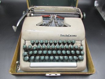 Vintage Sterling Smith-corona Portable Typewriter