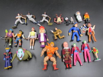 Vintage Motu He-Man, Ghostbusters, Police Academy, McFarlane, DC Comics, Lone Ranger Tonto Toy Action Figures