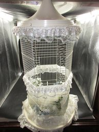 Large Bird Cage Decorated For Wedding / Shower Envelope/card Drop Box - About 35' Tall