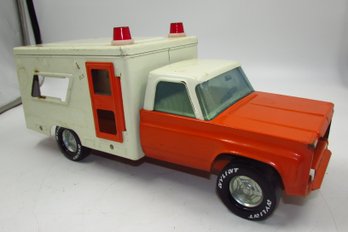 Vintage Nylint Rescue Emergency Vehicle Chevy Truck Ambulance 1970s Metal